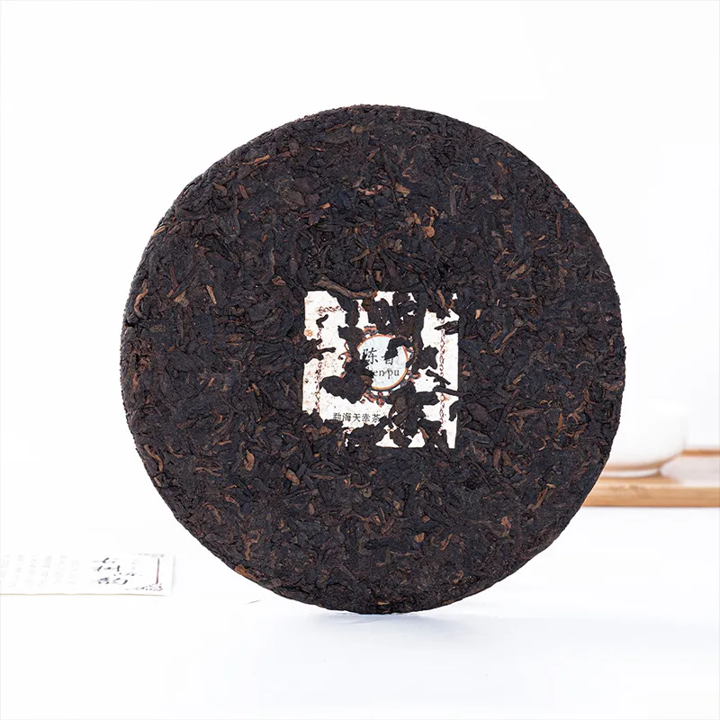 Прессованный блин выдержанного пуэра из Юньнани &laquo;Весенняя мелодия&raquo; с древних деревьев 2015 года 357 г (2)