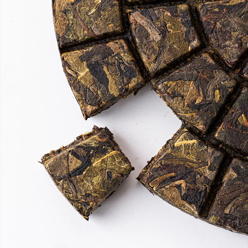 Прессованный чай из листьев тутового дерева серии ГАБА «Цзяелун» с гамма-аминомасляной кислотой 200 г (2)